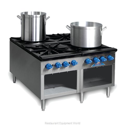 Comstock Castle 2CSP36 Range, Stock Pot, Gas