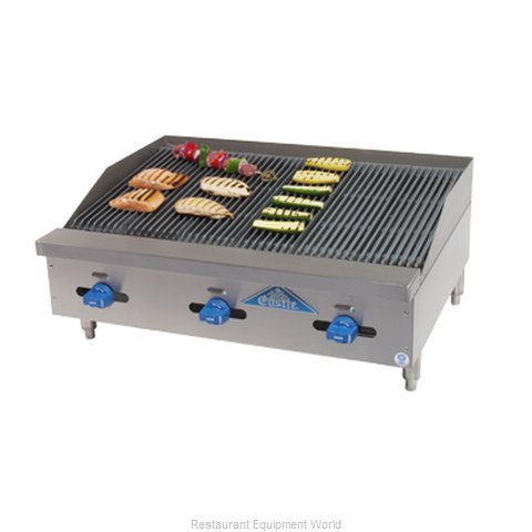 Comstock Castle 3212LB Charbroiler, Gas, Countertop