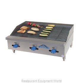 Comstock Castle 3212LB Charbroiler, Gas, Countertop