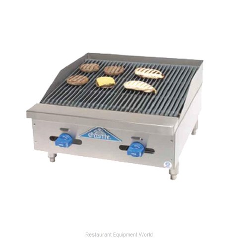 Comstock Castle 3224RB Charbroiler, Gas, Countertop