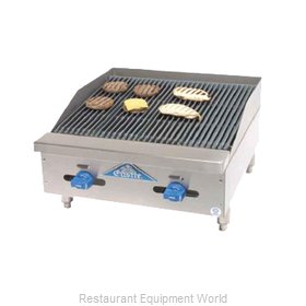 Comstock Castle 3224RB Charbroiler, Gas, Countertop