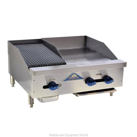 Comstock Castle 3230-18-1RB Griddle / Charbroiler, Gas, Countertop