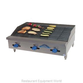 Comstock Castle 3236RB Charbroiler, Gas, Countertop