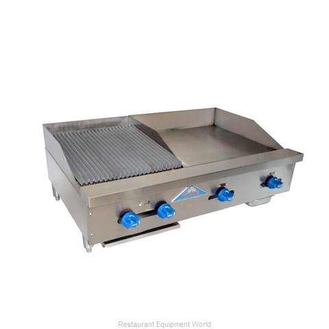 Comstock Castle 3242-24-1.5RB Griddle / Charbroiler, Gas, Countertop
