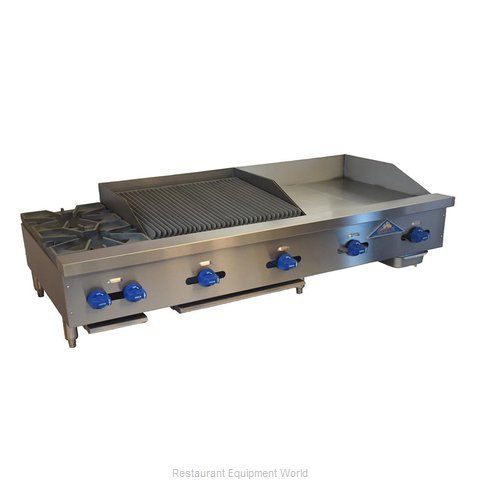 Comstock Castle 3260-36-2RB Griddle / Charbroiler, Gas, Countertop