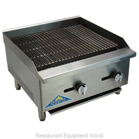 Comstock Castle CCELB24 Charbroiler, Gas, Countertop
