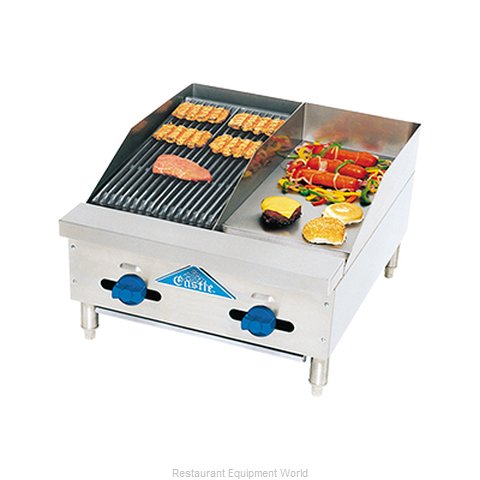 Comstock Castle FHP24-12-1RB Griddle / Charbroiler, Gas, Countertop