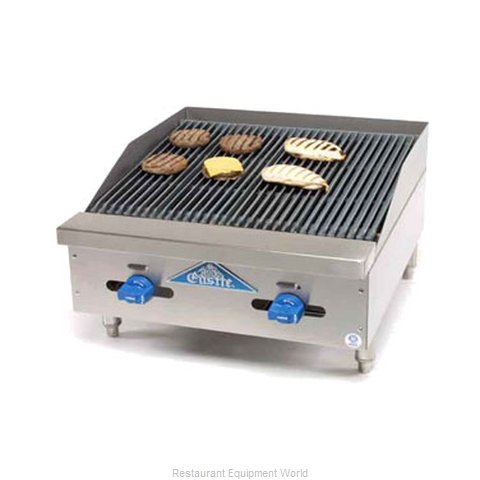 Comstock Castle FHP24-2LB Charbroiler, Gas, Countertop