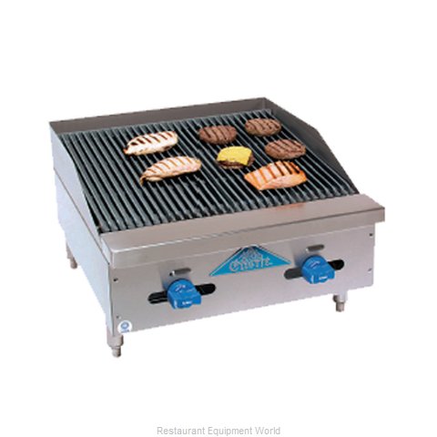 Comstock Castle FHP24-2RB Charbroiler, Gas, Countertop