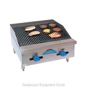 Comstock Castle FHP24-2RB Charbroiler, Gas, Countertop