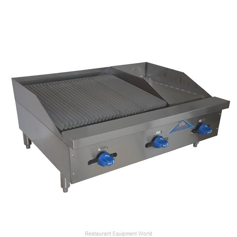 Comstock Castle FHP36-12-2LB Griddle / Charbroiler, Gas, Countertop