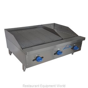 Comstock Castle FHP36-12-2LB Griddle / Charbroiler, Gas, Countertop