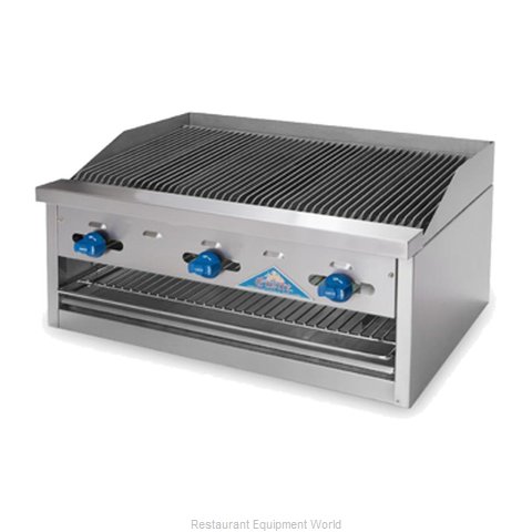 Comstock Castle FHP36-3RBB Charbroiler, Gas, Countertop