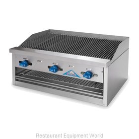 Comstock Castle FHP36-3RBB Charbroiler, Gas, Countertop