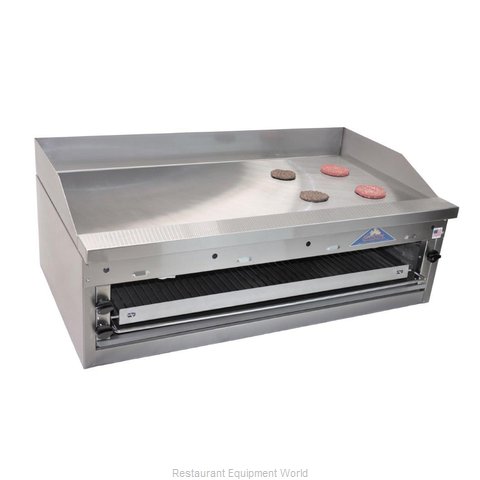 Comstock Castle FHP48-48B Griddle on Overfire Broiler, Gas, Countertop