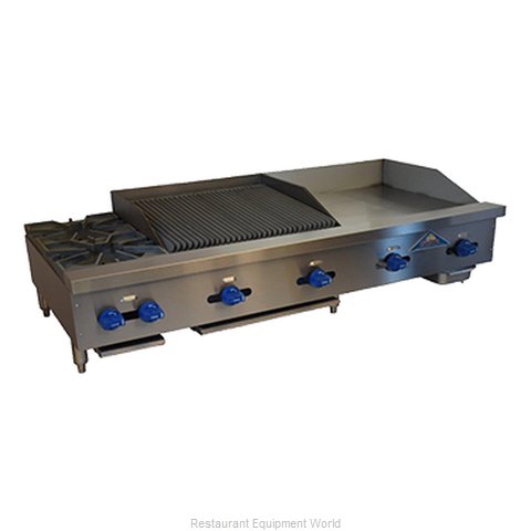 Comstock Castle FHP60-24-2LB Griddle / Charbroiler, Gas, Countertop