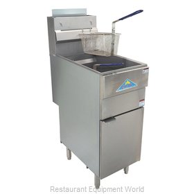 Comstock Castle GF120-N Fryer, Gas, Floor Model, Full Pot