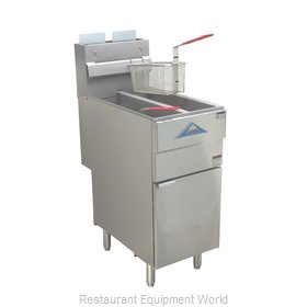 Comstock Castle GF120T-N Fryer, Gas, Floor Model, Full Pot