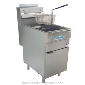 Comstock Castle GF85-N Fryer, Gas, Floor Model, Full Pot