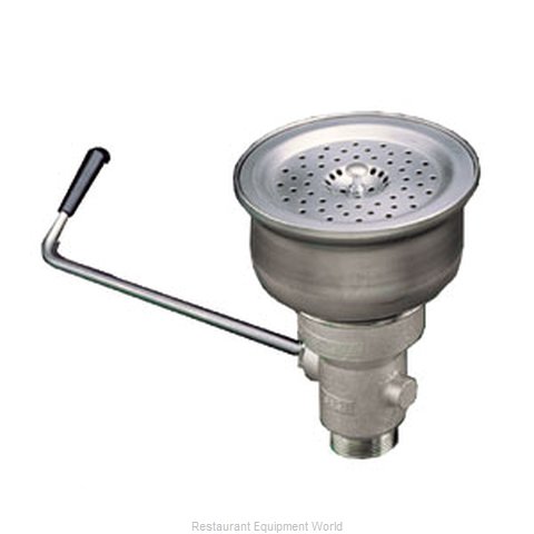Válvula de drenaje de desagüe de fregadero de 3.5 pulgadas con mango  giratorio, se adapta a desagües estilo fregadero comercial, controla el  tapón de