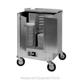 Crescor HJ53113180 Cart, Heated Dish Storage