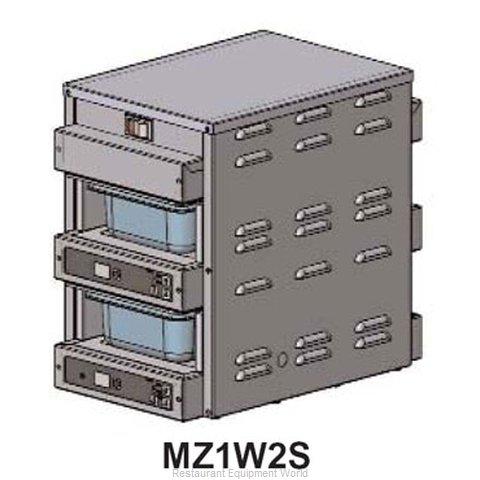 Carter-Hoffmann MZ1W2S Holding Bin Heated for Multi-Product