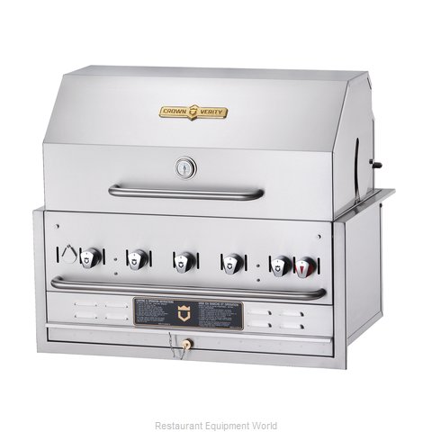 Crown Verity BI-36PKG-NG Charbroiler, Gas, Outdoor Grill