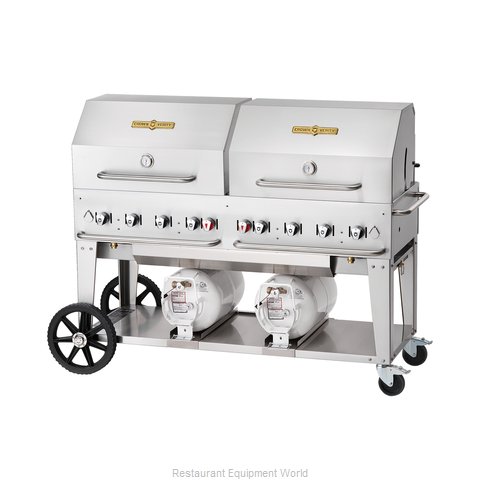 Crown Verity CCB-60RDP Charbroiler, Gas, Outdoor Grill