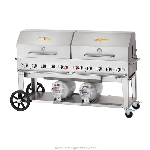 Crown Verity CCB-72RDP Charbroiler, Gas, Outdoor Grill