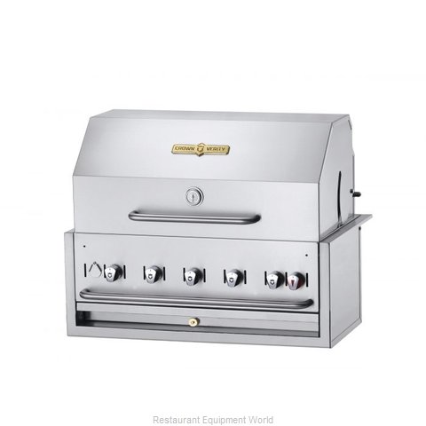 Crown Verity CV-BI-36PKG-NG Charbroiler, Gas, Outdoor Grill