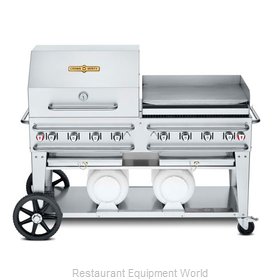 Crown Verity CV-CCB-60RGP Charbroiler, Gas, Outdoor Grill