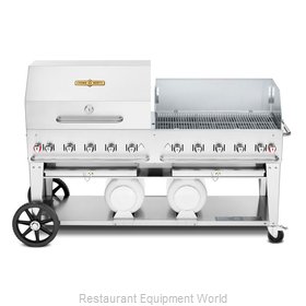 Crown Verity CV-CCB-60RWP Charbroiler, Gas, Outdoor Grill