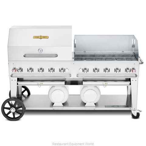 Crown Verity CV-CCB-72RWP Charbroiler, Gas, Outdoor Grill