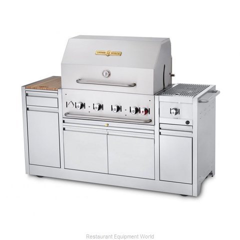 Crown Verity CV-MBI-30I-LP Charbroiler, Gas, Outdoor Grill
