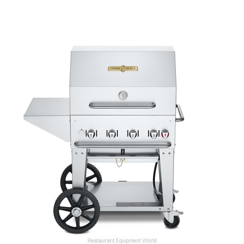 Crown Verity CV-MCB-30PKG-LP Charbroiler, Gas, Outdoor Grill