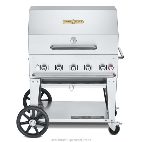 Crown Verity CV-MCB-36RDP-LP Charbroiler, Gas, Outdoor Grill