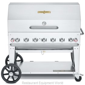 Crown Verity CV-MCB-48-SI-BULK-RDP Charbroiler, Gas, Outdoor Grill