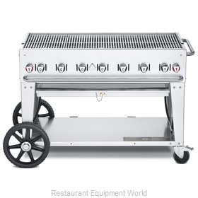 Crown Verity CV-MCB-48-SI-BULK Charbroiler, Gas, Outdoor Grill