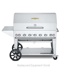 Crown Verity CV-MCB-48-SI50/100-PKG Charbroiler, Gas, Outdoor Grill