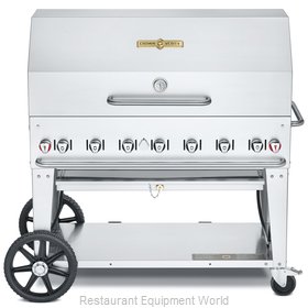 Crown Verity CV-MCB-48-SI50/100-RDP Charbroiler, Gas, Outdoor Grill
