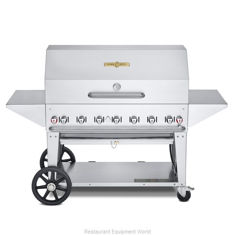 Crown Verity CV-MCB-48PRO-NG Charbroiler, Gas, Outdoor Grill