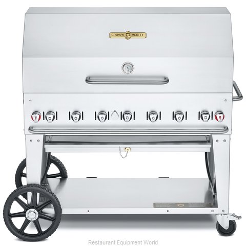 Crown Verity CV-MCB-48RDP-LP Charbroiler, Gas, Outdoor Grill (Magnified)