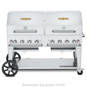 Crown Verity CV-MCB-60-SI-BULK-RDP Charbroiler, Gas, Outdoor Grill