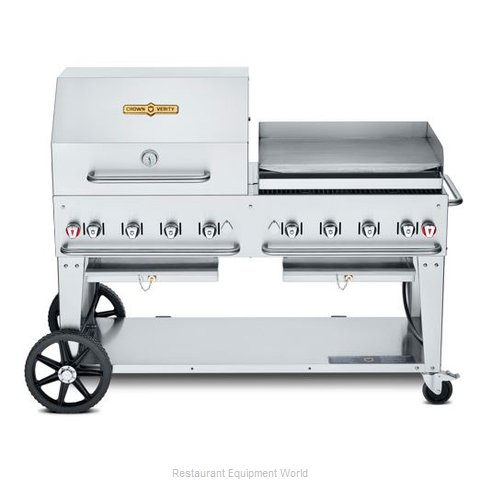 Crown Verity CV-MCB-60-SI-BULK-RGP Charbroiler, Gas, Outdoor Grill