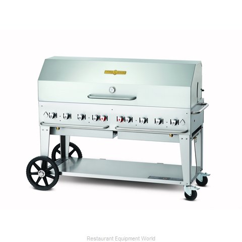 Crown Verity CV-MCB-60-SI50/100-1RDP Charbroiler, Gas, Outdoor Grill