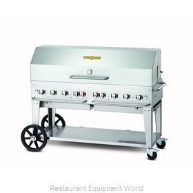 Crown Verity CV-MCB-60-SI50/100-1RDP Charbroiler, Gas, Outdoor Grill