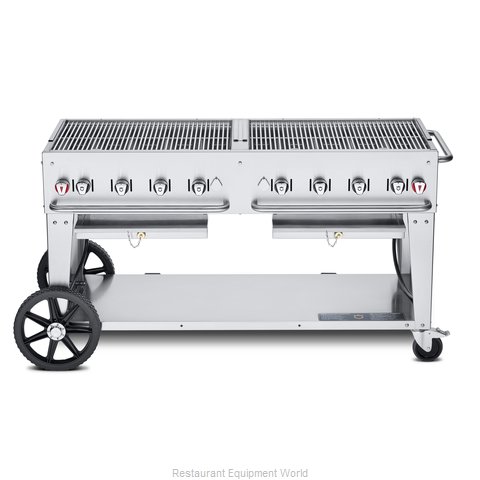 Crown Verity CV-MCB-60-SI50/100 Charbroiler, Gas, Outdoor Grill