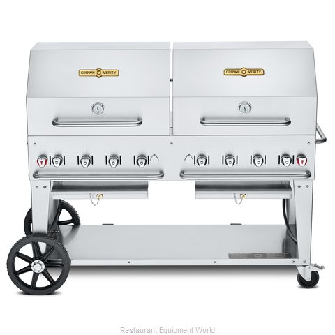 Crown Verity CV-MCB-60RDP-NG Charbroiler, Gas, Outdoor Grill