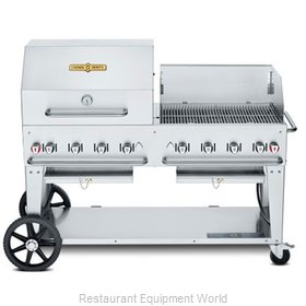 Crown Verity CV-MCB-60RWP-NG Charbroiler, Gas, Outdoor Grill