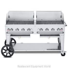 Crown Verity CV-MCB-60WGP-NG Charbroiler, Gas, Outdoor Grill